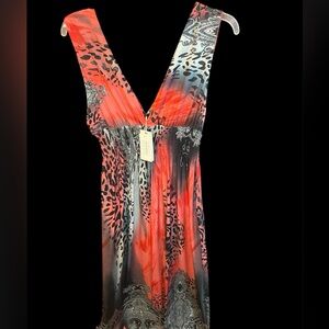 Coeur de Vague Maxi Dress Vibrant Sleeveless Maxi Dress